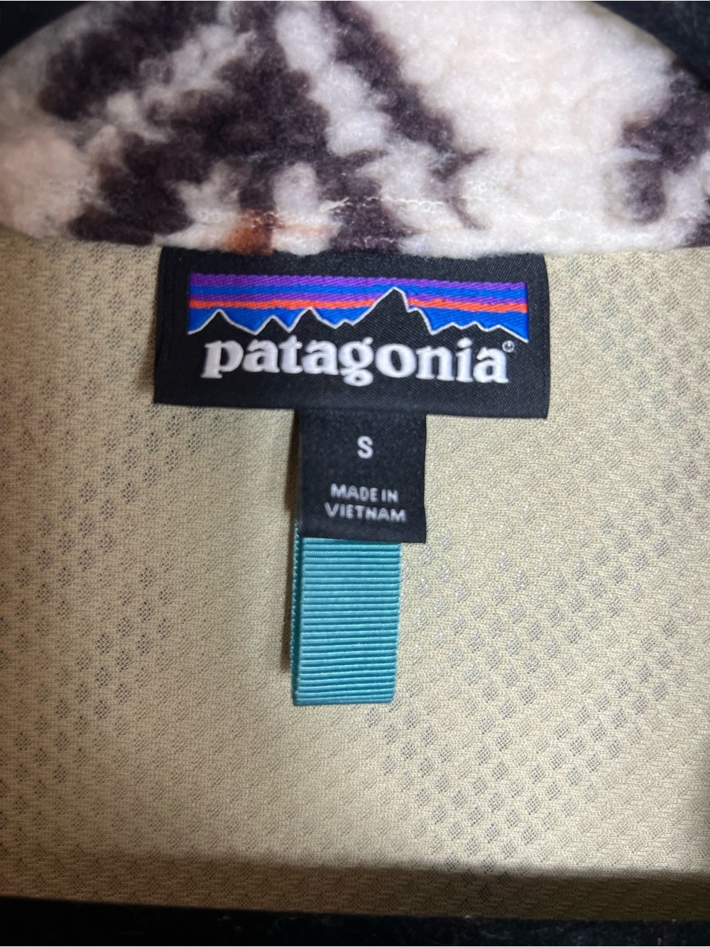 Patagonia Classic Retro-X Fleece Jacket Fern Dell Full Zip Geometric Retro Aztec - Picture 12 of 12